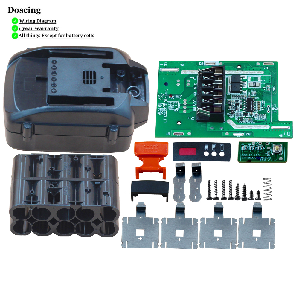 Power Tools Book - Doscing WA3578 LED Battery case With