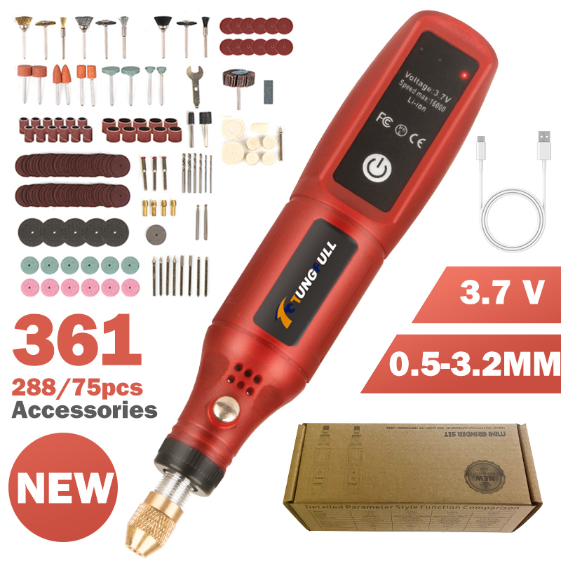 Power Tools Brand - USB Rechargeable Cordless Engraving Pen Wireless