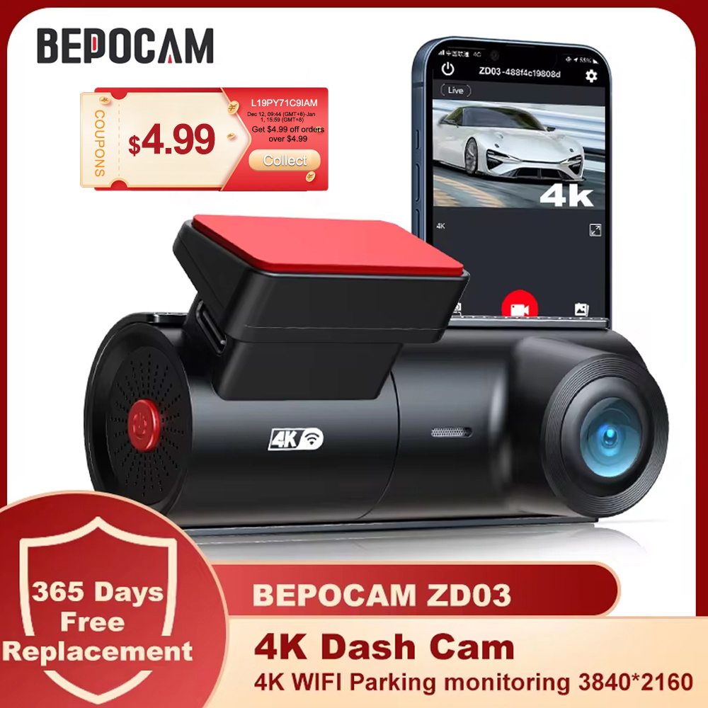 Power Tools Japan - BEPOCAM ZD03 4K Dash Cam for