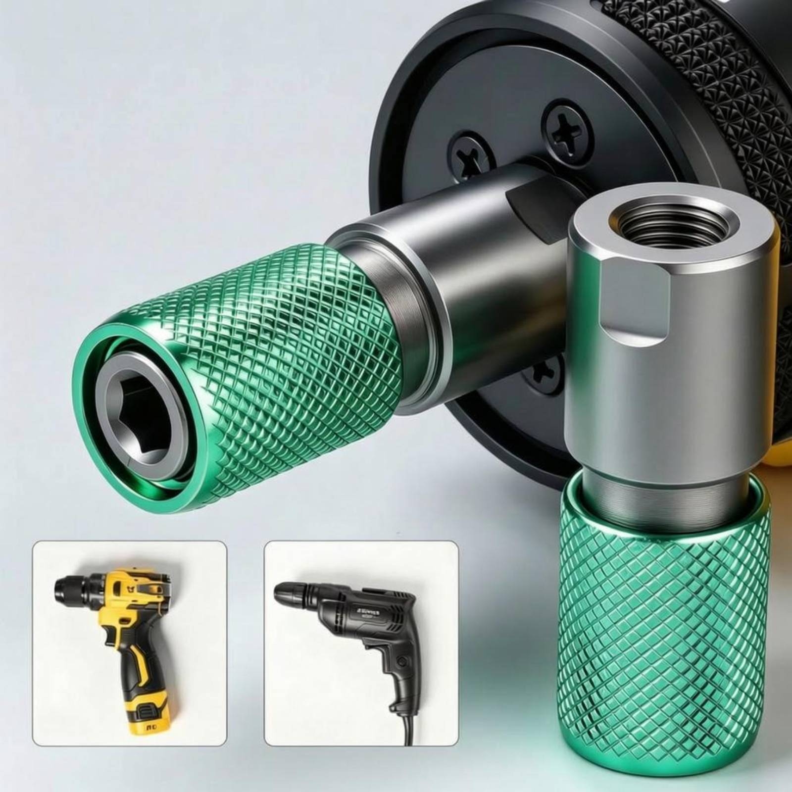 Power Tools Accessories - Hex Socket Adapter Quick Lock Self-Locking
