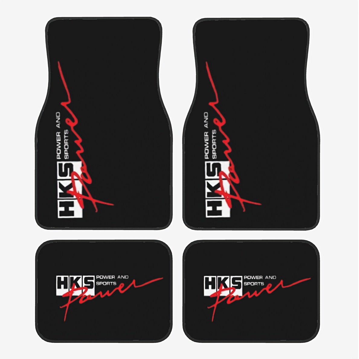 4pcs- Car Floor Mats With HKS  - Power Tools Logo recension och pris