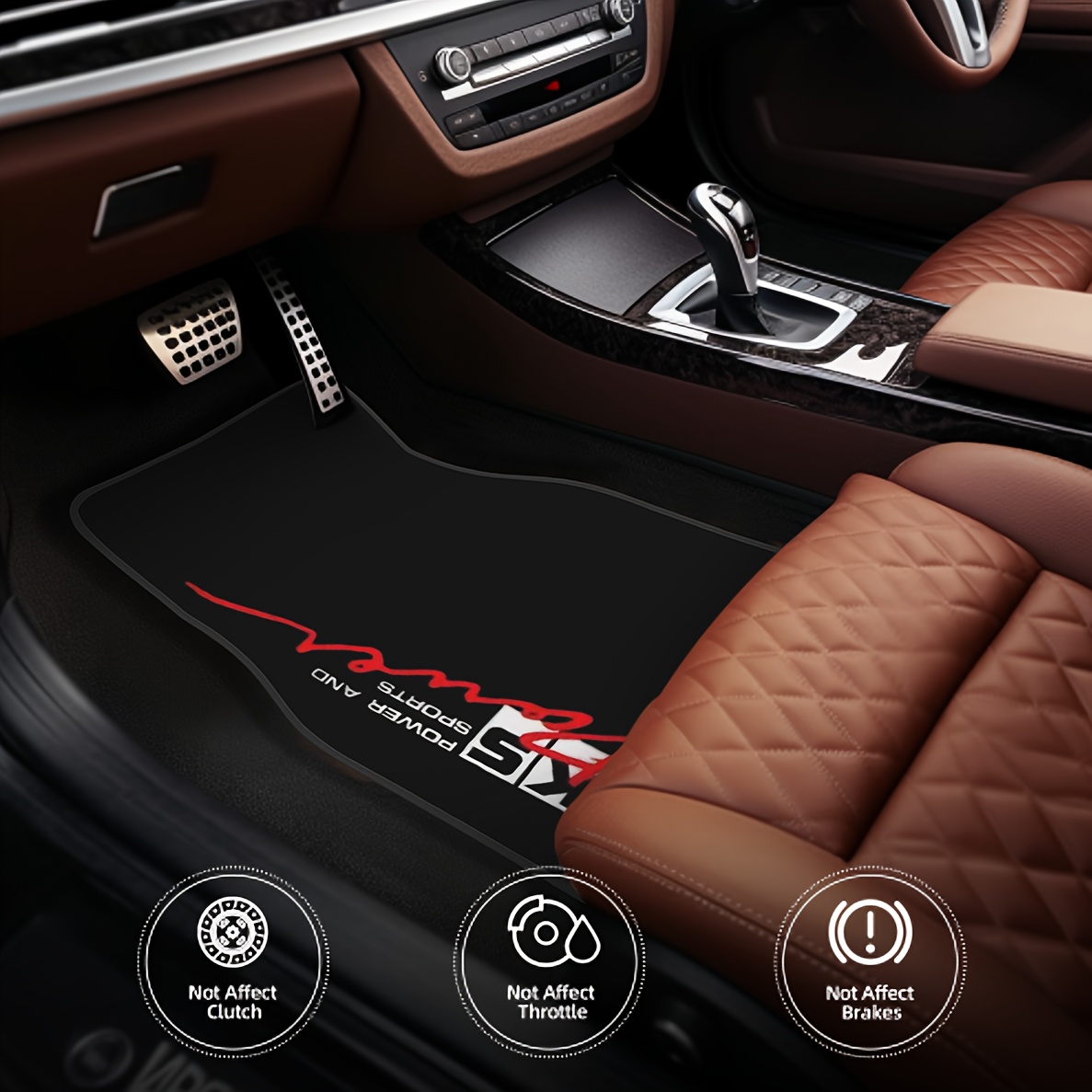 4pcs- Car Floor Mats With HKS  - Power Tools Logo recension och pris