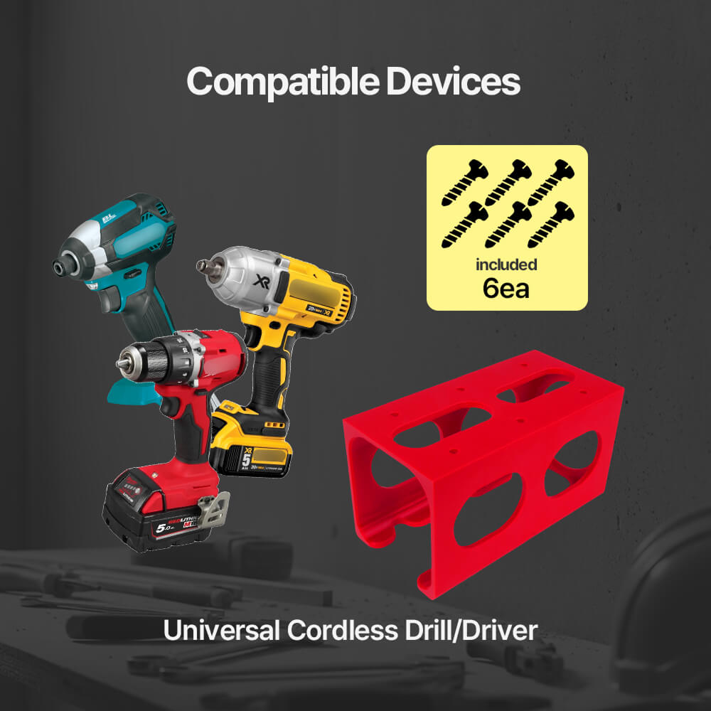 Universal 18V Drill Wall Mount - Power Tools Brand recension och pris