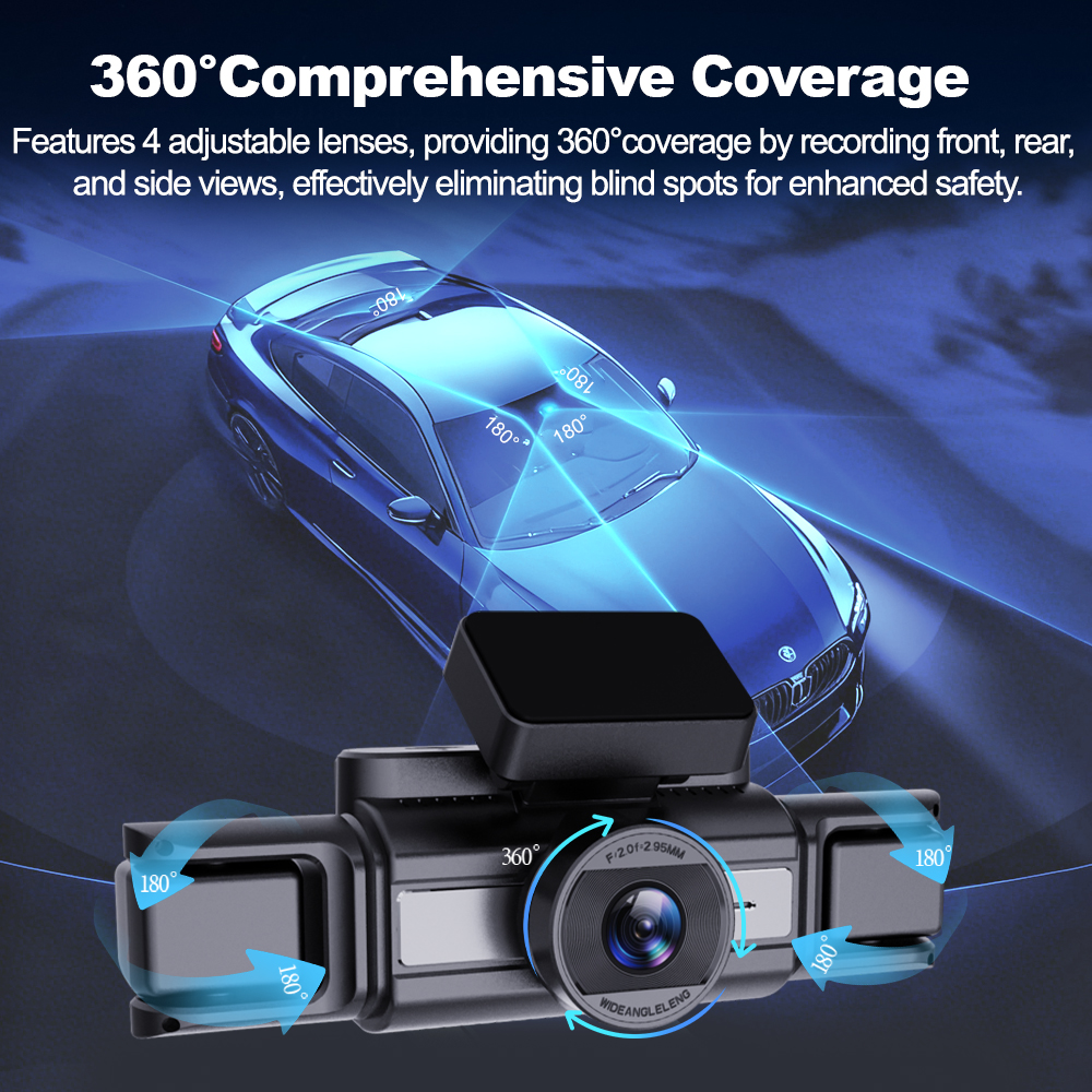 BEPOCAM 4CH 4K Dash Camera for - Power Tools Japan recension och pris