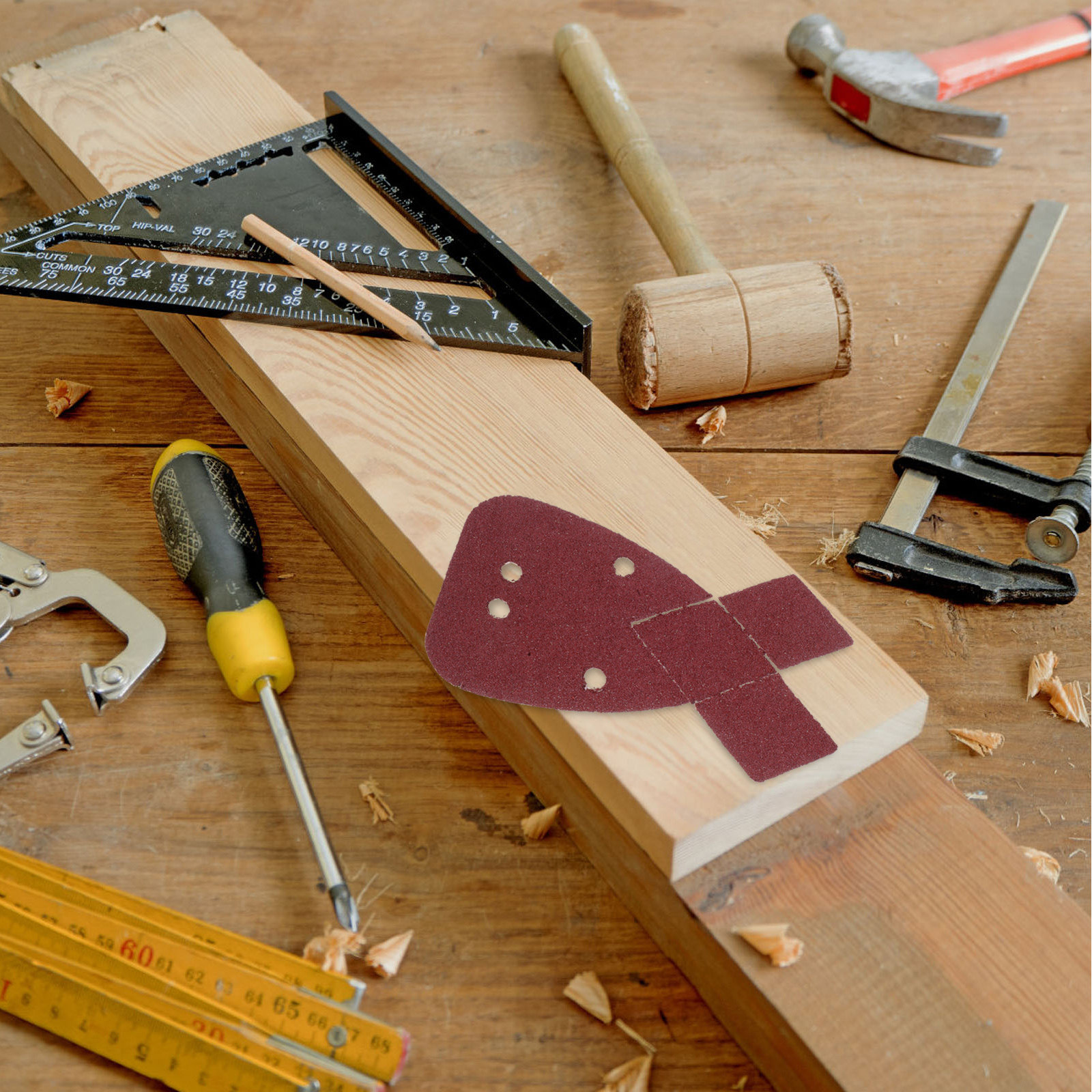 30Pcs Rabbit Shaped Sanding Pa - Detail Sander Corner recension och pris
