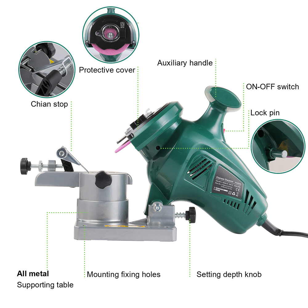 POSENPRO 250W ChainSaw Sharpen - Power Tools Brand recension och pris