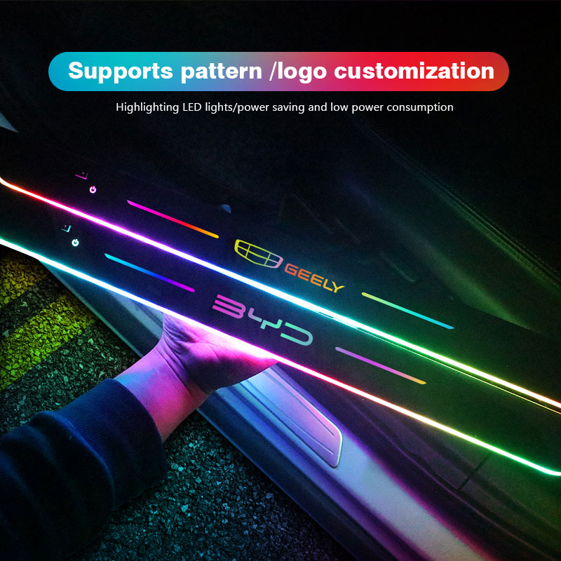 Customized Car Door Sill Light - Power Tools Logo recension och pris