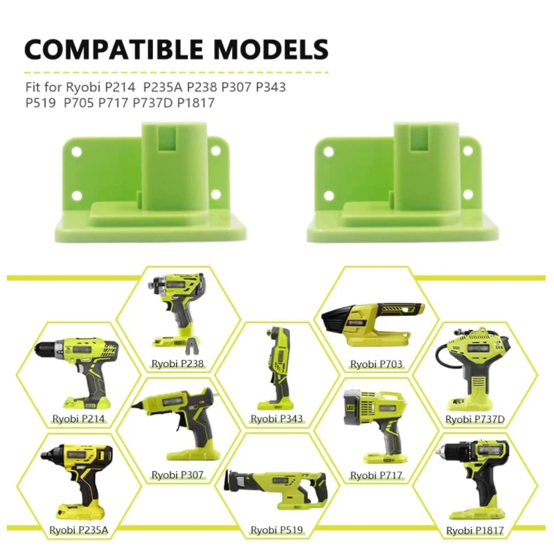 For Ryobi Holder 12V-18V Batte - Power Tools Book recension och pris