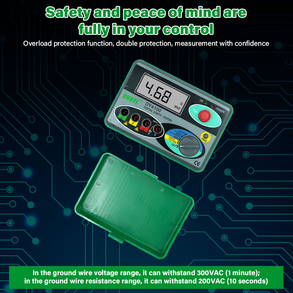 DY4100 Digital Resistance Test - Power Tools Inspection recension och pris