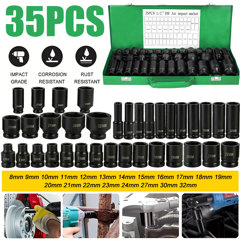 35pcs Professional Heavy-Duty  - Power Tools Pneumatic recension och pris