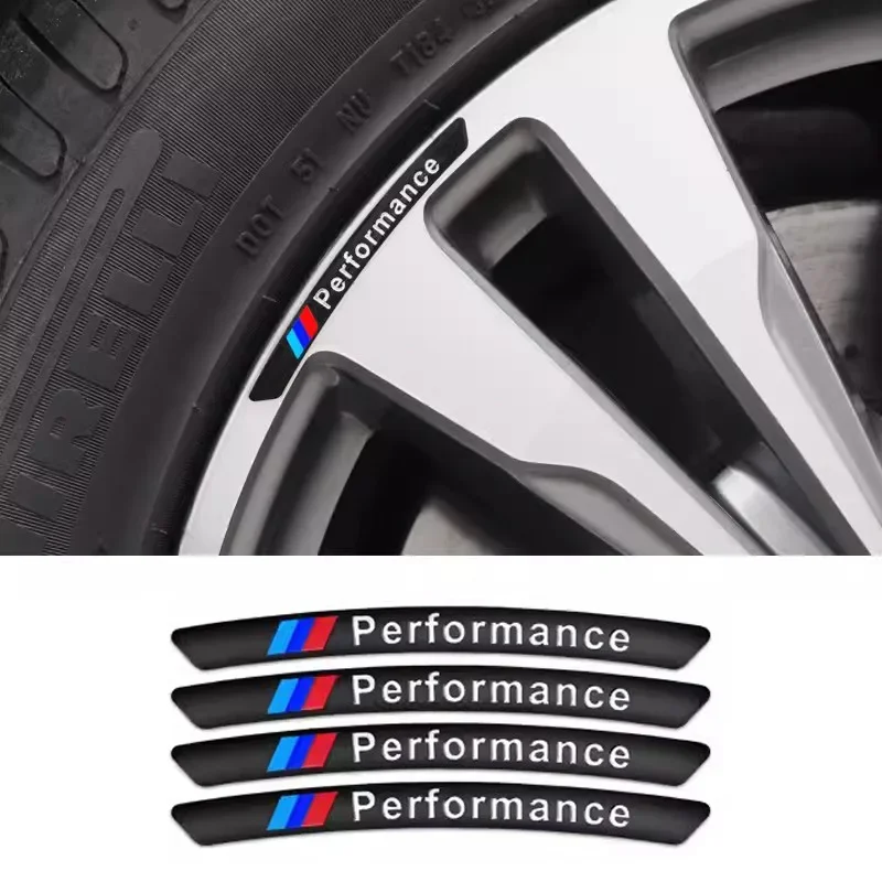 4pcs Car Wheel Hub Edge Sticke - Power Tools Logo recension och pris