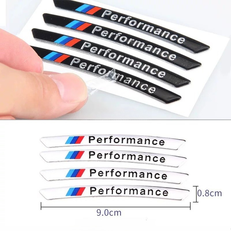 4pcs Car Wheel Hub Edge Sticke - Power Tools Logo recension och pris