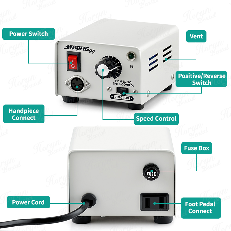 65W Strong 90 Micromotor 102L/ - Power Tools Brand recension och pris